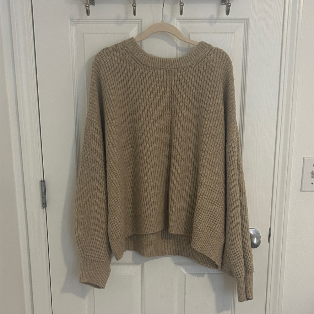 Abercrombie & Fitch Women's Barrel Sleeve Sweater